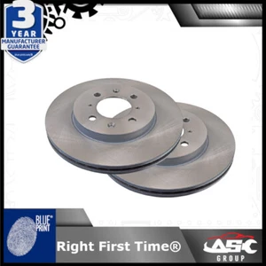 Juego de discos de freno - delanteros - 258 mm - se adapta a Honda City lV, Jazz ll - 2002-2009 - Imagen 1 de 1