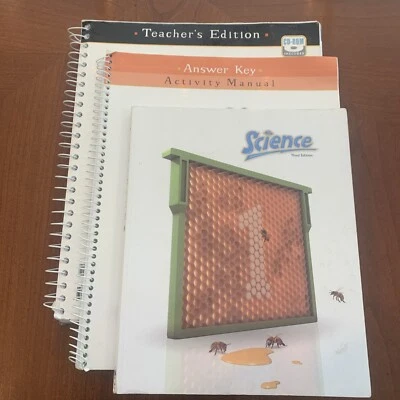 BJU Bob Jones 1st grade SCIENCE 1 Student Textbook / Teacher Key 3rd Edition - Image 1 of 2