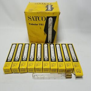 10 Satco S3253 Tubular Froasted 40-Watt 120V Standard Base Regular Light Bulb