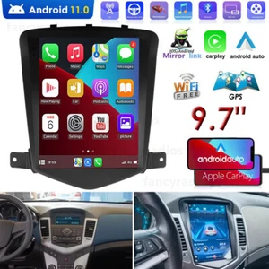 9.7" Apple Carplay Car Stereo Android 11.0 GPS Radio For Chevy Cruze 2009-2015 - Picture 1 of 11