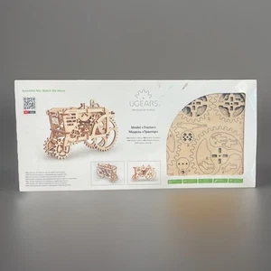 Ugears TRACTOR 3D puzzle Mechanical Wooden Model KIT NWT - Picture 1 of 2