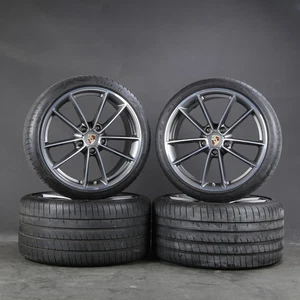20/21 Zoll Sommerräder original Porsche 992 Carrera C2 2S 4 4S Felgen 992601025H - Bild 1 von 7