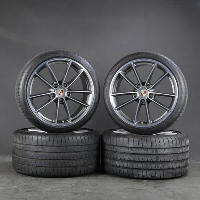 20/21 Zoll Sommerräder original Porsche 992 Carrera C2 2S 4 4S Felgen 992601025H - Bild 1 von 4