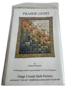 Edredón del condado de Osage patrón de fábrica luz de pradera colgante de pared Virginia Robertson - Imagen 1 de 6