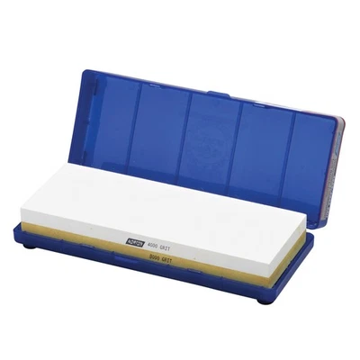 Afilador de cuchillos piedra de afilar japonesa piedra de afilar con combinación 4000/8000 G Foto 1 de 2