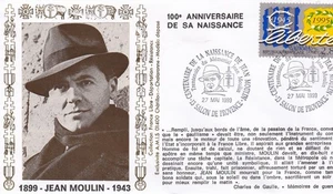 FRANKREICH 1999 FDC HUNDERTJAHRFEIER DER GEBURT VON JEAN MOULIN YT 2941 - Bild 1 von 1