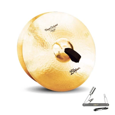 ZILDJIAN A0758 18" CLÁSICO ORQUESTAL MANO PLATILLO SELECCIÓN LUZ MEDIA INDIVIDUAL Foto 1 de 2