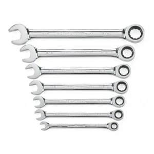 Juego de llaves SAE combinadas de trinquete de 12 puntos GearWrench, 7 piezas, 9317 - Imagen 1 de 1