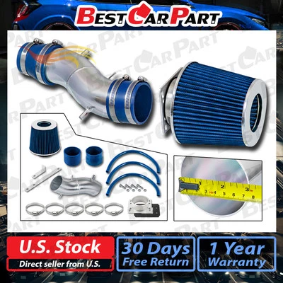 BCP BLUE For 93-97 Altima/91-99 Sentra 200SX G20 Short Ram Air Intake Kit+Filter - Image 1 of 4