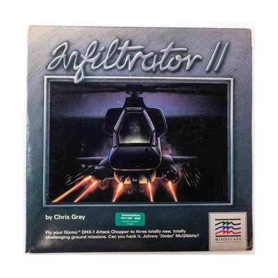 Mindscape Computer Game Infiltrator 2 VG+/EX - Image 1 of 2