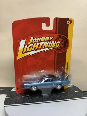 Johnny Lightning Forever 64 1970 Plymouth Superbird Light Blue/Black Roof NIP - Image 1 of 4