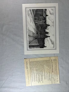 HARRY SMITH "LONGTON SKYLINE" UK INDUSTRAIL BOTTLE KILN POTTERY ART PRINT - Picture 1 of 10