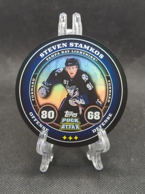 2009-10 Topps Puck Attax Black Foil Steven Stamkos #NNO Tampa Bay Lightning - Image 1 of 2
