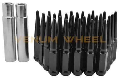  Tuercas de clavo de 20 piezas de 4,5" de alto 1/2"x20 con 2 llaves de bloqueo para Jeep Wranglers  Foto 1 de 4