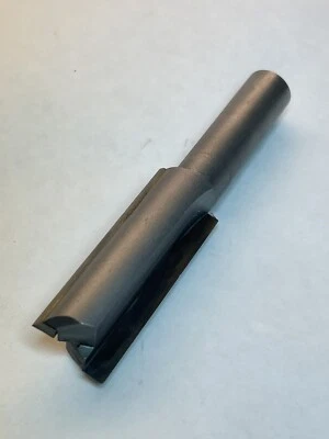 Novo 3/4" D x 2"H x 1/2" Shank Rockler Straight 2-Flaute Router Bit (24F3) - Imagem 1 de 2