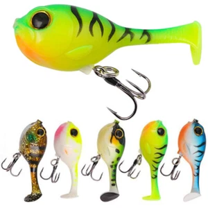 2PCS Soft Jig Fishing Lure Bait Crankbait Trolling Artificial Swimbait Jigs Hook - Picture 1 of 10