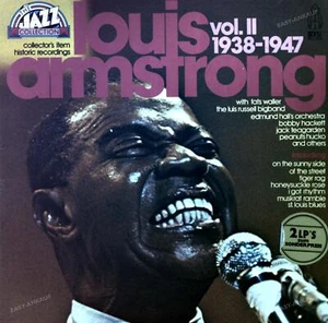 Louis Armstrong - Vol. II 1938-1947 GER 2LP FOC (VG+/VG) BYG Records . - Picture 1 of 1