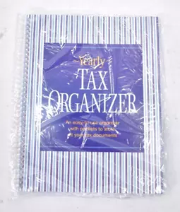 Fox Valley Traders Yearly Tax Organizer 9" x 7" 12 Pocket Spiral Bound Notebook - Picture 1 of 4