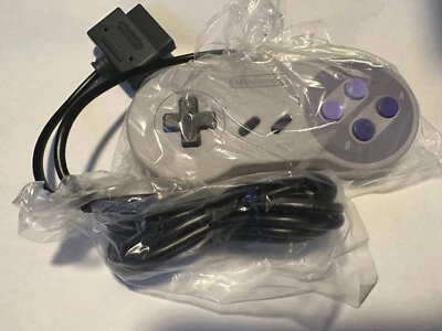 Genuine OEM Nintendo Super NES SNES Controller SNS-102 New in original wrapping - Image 1 of 4
