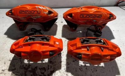 2007-2020 INFINITI G37 M37 Q50 Q60 Q70 AKEBONO CALIPER SET FRONT & REAR SET OEM - Image 1 of 4