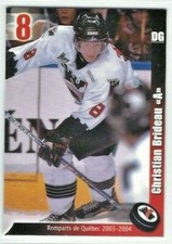 2003-04 Quebec Remparts (QMJHL) Christian Brideau