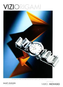 MOVADO WATCH MAGAZINE anuncio promocional #72 1998 "NO ES UN RELOJ" - Imagen 1 de 2