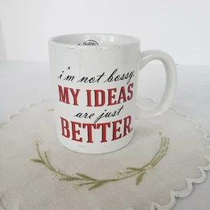 Sorta Sarcastic cup "I'm not bossy my ideas are just better" - Bild 1 von 6