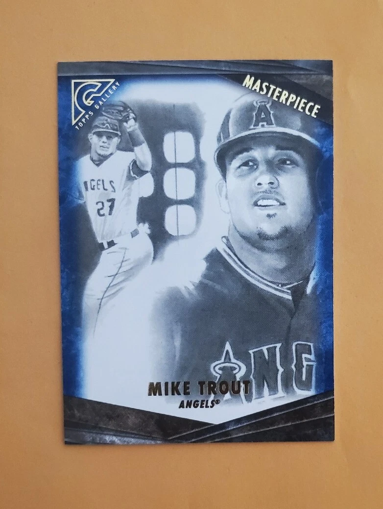 2018 Topps Gallery Masterpiece Blue /99 Mike Trout #M-10 SP