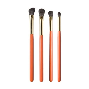 4PCS Blue Squirrel Goat Hair Eye Brushes Kit Pro Hand Crafted Makeup Brushes Set - Picture 1 of 8