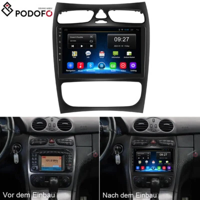 9" Für Mercedes Benz CLK W209 C209 2002-2004 1+32G Android 13 Autoradio Navi GPS - Bild 1 von 4
