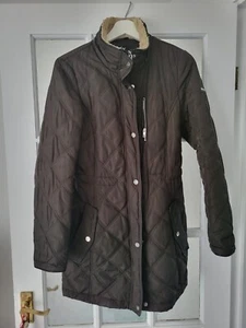 DKNY Winter Coat Women's Green Designer Size Small S - Picture 1 of 5