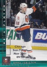2001-02 BAP Memorabilia Chicago Sun Times Emerald #250 Brad Isbister