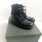 Gucci | Rare Web Leather Combat Boots, Size 41 1/2 (US 8-8.5)