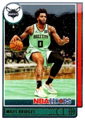 2021-22 Hoops Red Backs Miles Bridges Charlotte Hornets #190 - Image 1 of 2