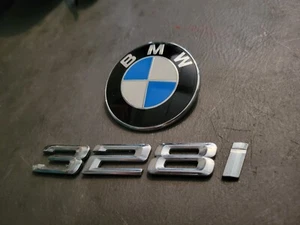 2007-2013 BMW 328i Emblem Logo Letters Badge Rear Trunk Lid Chrome OEM - Picture 1 of 1