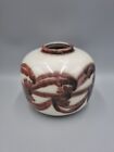 A Studio Pottery Footed Vase By Edgar Bockman For Hoganas, Circa 1930's