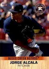 2018 Buies Creek Astros Choice #2 Jorge Alcala Dominican Republic Baseball Card