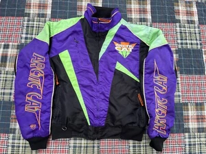 Vintage Arctic Cat Arctic Wear Snowmobile Jacket Size MT Slight Fade in Green - Picture 1 of 8