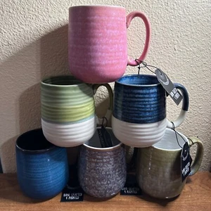 The Old Pottery Company Coffee Mug Tea Cup Handcrafted 14 Oz Choose Your Colors - Picture 1 of 26