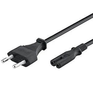 CAVO ALIMENTAZIONE ELETTRICA 2 POLI SPINA ITALIANA PRESA ITA EU BIPOLARE 220V - Foto 1 di 1