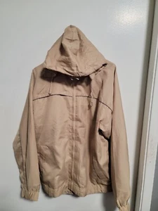Boxin AOA JW. Vintage lightweight beige Windbreaker jacket size medium men - Picture 1 of 8
