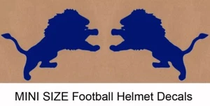 Detroit Lions 1961-1969 Throwback MINI Football Helmet Side Decal 20 mil 3M - Picture 1 of 1