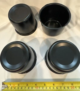 4Pcs 3.37" Push Through Wheel Center Caps Stainless Trailer Hub Cap for Truck - Bild 1 von 16