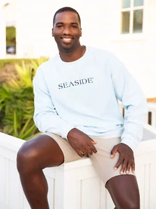 Comfort Colors Seaside Sweatshirt Chambray Size M - Picture 1 of 3