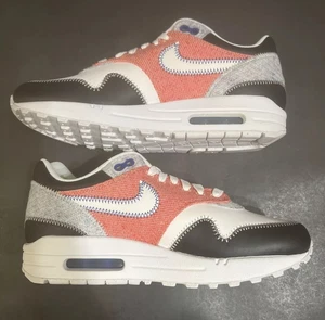 Sz 5.5 - NIKE MENS AIR MAX 1 ‘RECYCLED WHITE’ WMNS 7 [CT1643-100] NIB - Picture 1 of 14