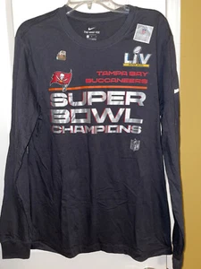 Tampa Bay Buccaneers M Nike LS Tee Super Bowl LIV Champs Trophy Collection. NEU - Bild 1 von 6