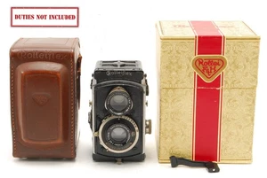 [Casi COMO NUEVO] ROLLEIFLEX 4x4 TLR Cuerpo Tessar 60mm F2.8 Baby Rollei de JAPÓN - Imagen 1 de 12
