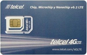 Mexico Prepaid Basic SIM Card Universal  - Photo 1 sur 2