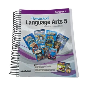 Abeka Homeschool Language Arts 5 Curriculum Lesson Plans - Picture 1 of 5