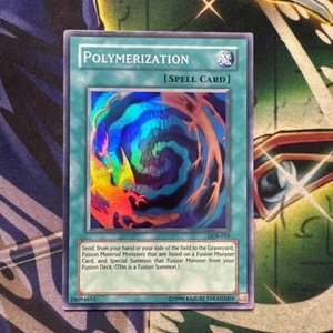 Yugioh! Polymerization LOB-059 Super Rare Unlimited NM - Picture 1 of 2
